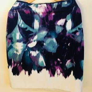 Elie Tahari water color pencil skirt size 10